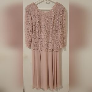 Alex Evenings Womens Formal Mother Of the Bride/Groom Dress Sz 16